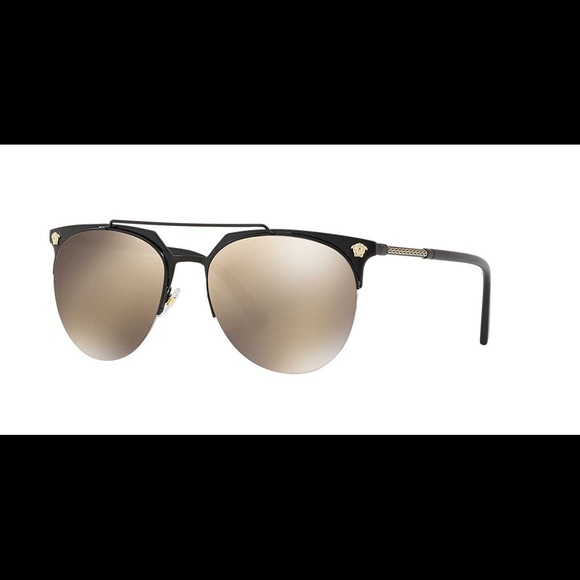 💞SOLD/VERSACE Gldtne+Orange RndFrme Glasses&Case - Picture 4 of 8